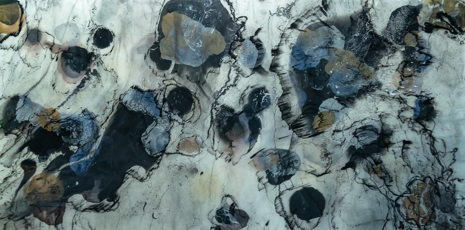 Glacier - Mixed Media Art by Christina Twomey