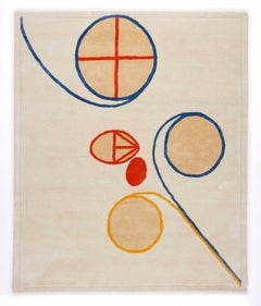 Antique Group V, no. 2 - 21st Century, Abstract, Wool, Rug by Hilma af Klint Foundation