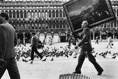 Georg Oddner, Art delivery, Venice, 1957, Pigment print, Photography