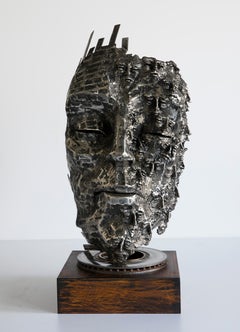 Insomnia - Steel Sculpture by Daniel Radulescu, Contemporary 21st Century Europe