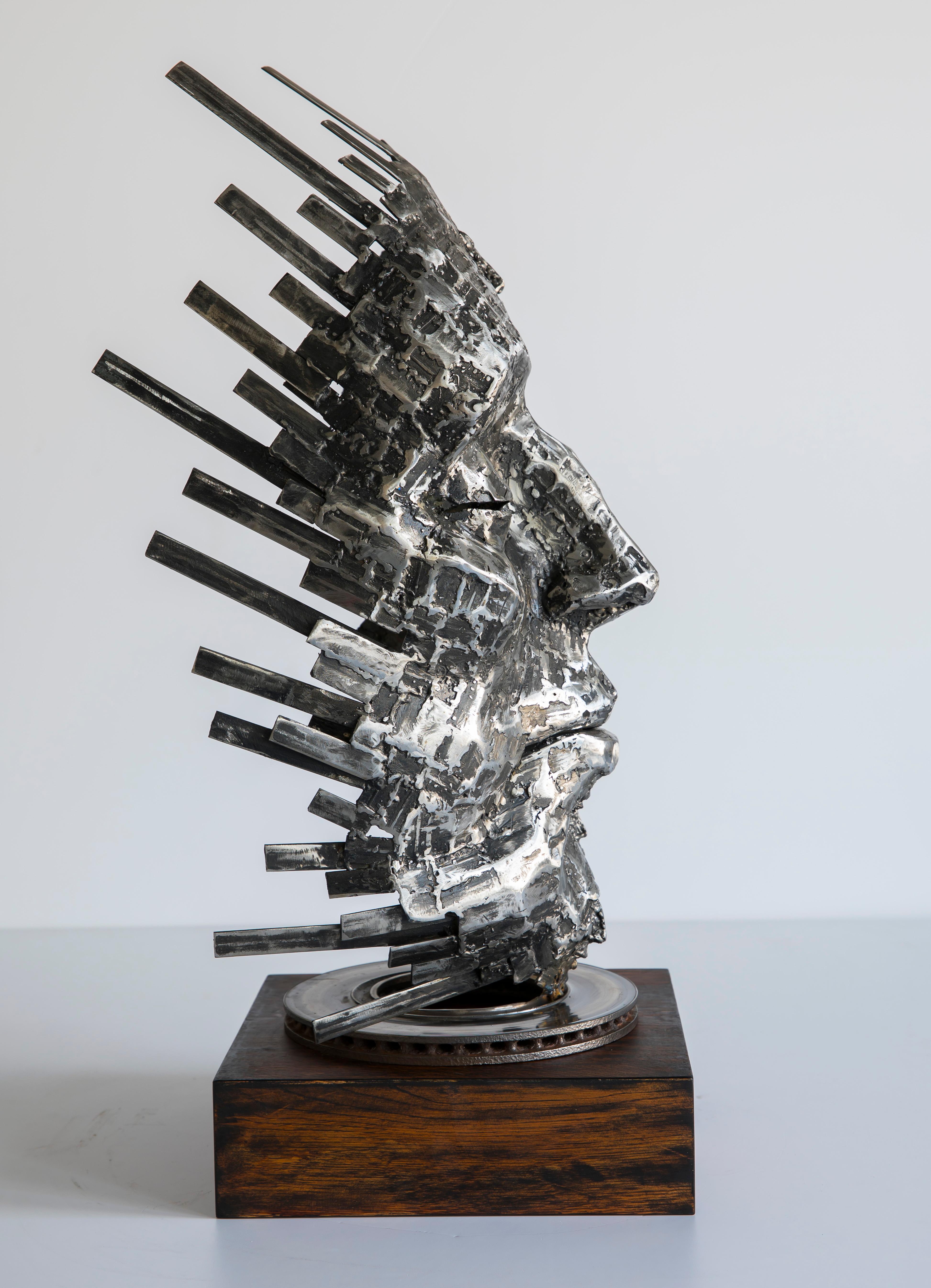 Insomnie - Sculpture en acier de Daniel Radulescu, Europe contemporaine du 21e siècle en vente 1