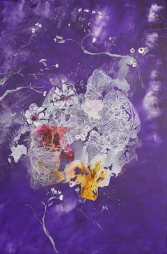 Diptych Painting 7 by European Contemporary 21st Century Artist Maria Dermengiu