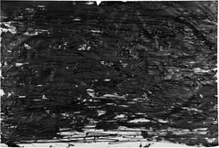 Lost Track of Time II - Abstract Art by Agathe Toman French Artist Black & White