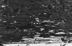 Nothing Left Over - Abstract Art by Agathe Toman French Artist Black & White