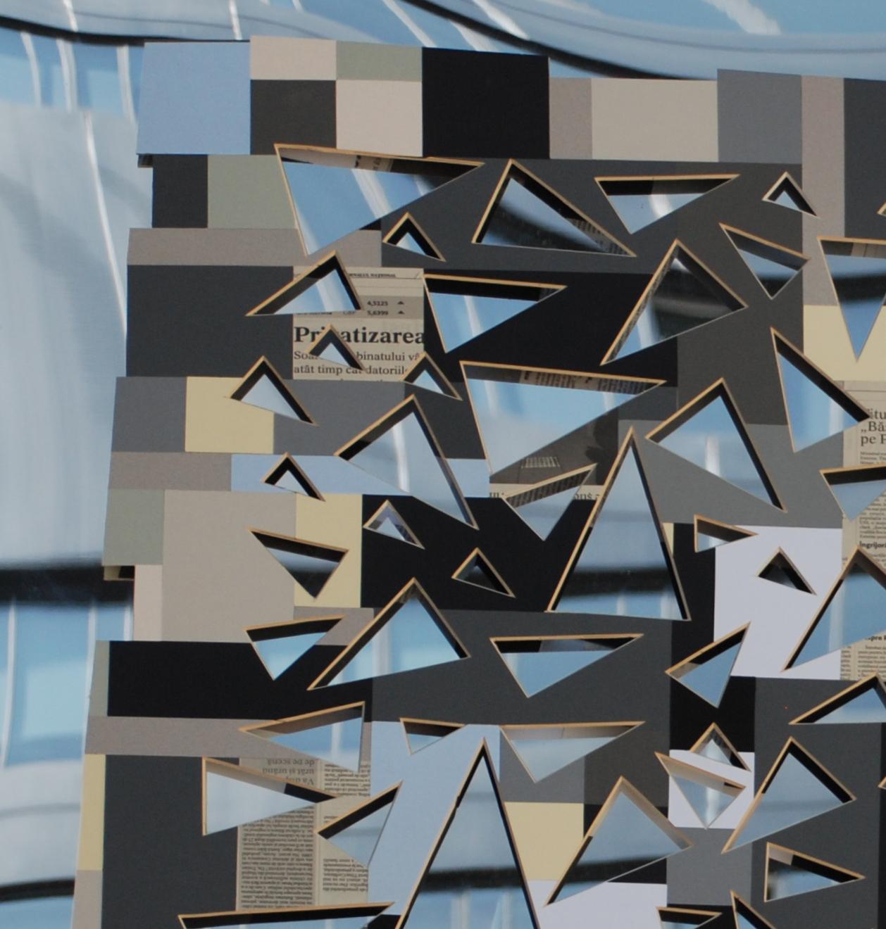 Lookalike – Collage des Künstlers Adrian Pojoga, dekorative Kunst des 21. Jahrhunderts im Angebot 2