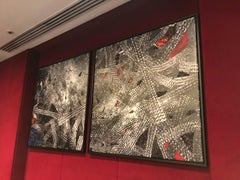 Park Lane Crystals - Diptych by TJ Smith, Contemporary 21st Century Artist