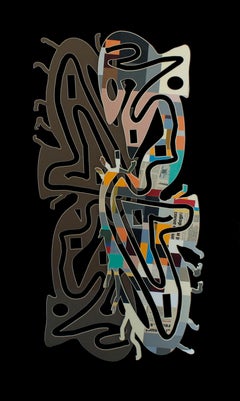 Sax - Collage by Artist Adrian Pojoga Decorative 21st Century Art