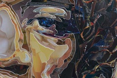 Rock Stars Jimi Hendrix - Collage by Andrei Pojoga Decorative 21st Century Art
