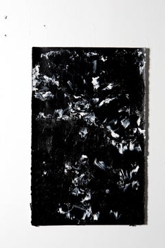Untitled #3 - Abstract Art by Agathe Toman French Artist Black & White