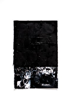 Untitled #4 - Abstract Art by Agathe Toman French Artist Black & White