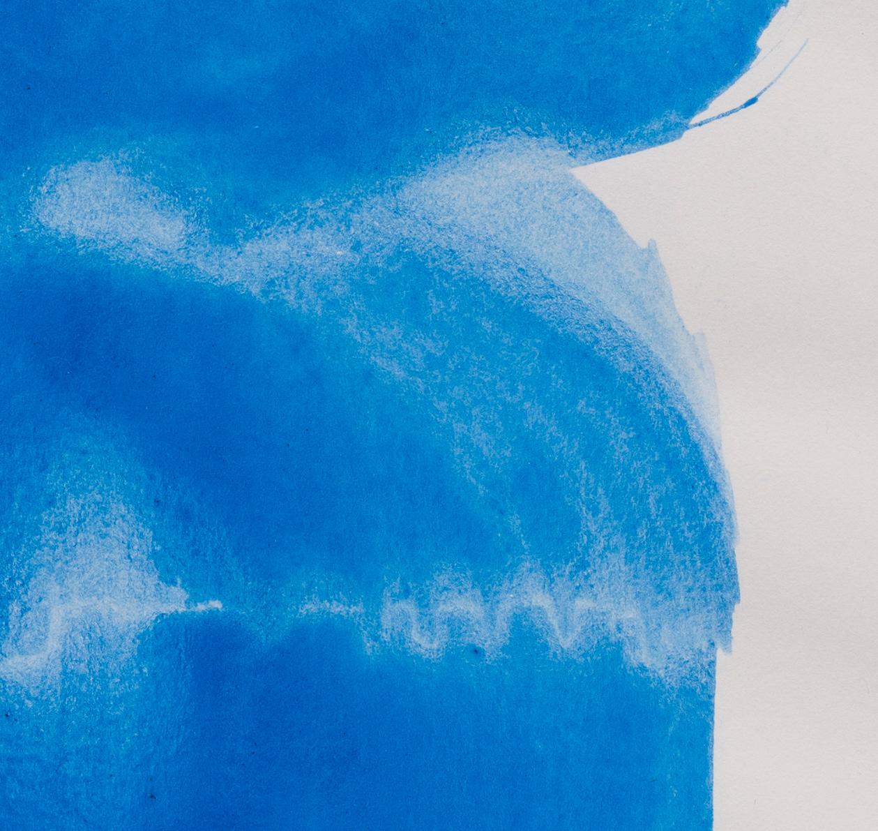In her 1980s series of 'Wasserzeichnungen' (Water Drawings), Heidi Bucher used gestural marks in gouache on paper to create what can be described as 