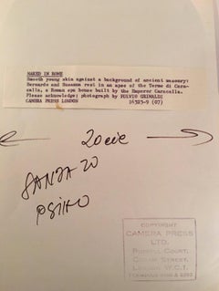 NAKED IN ROME - VINTAGE STILL - PHOTOGRAPH BY FULVIO GRIMALDI - ARTIST