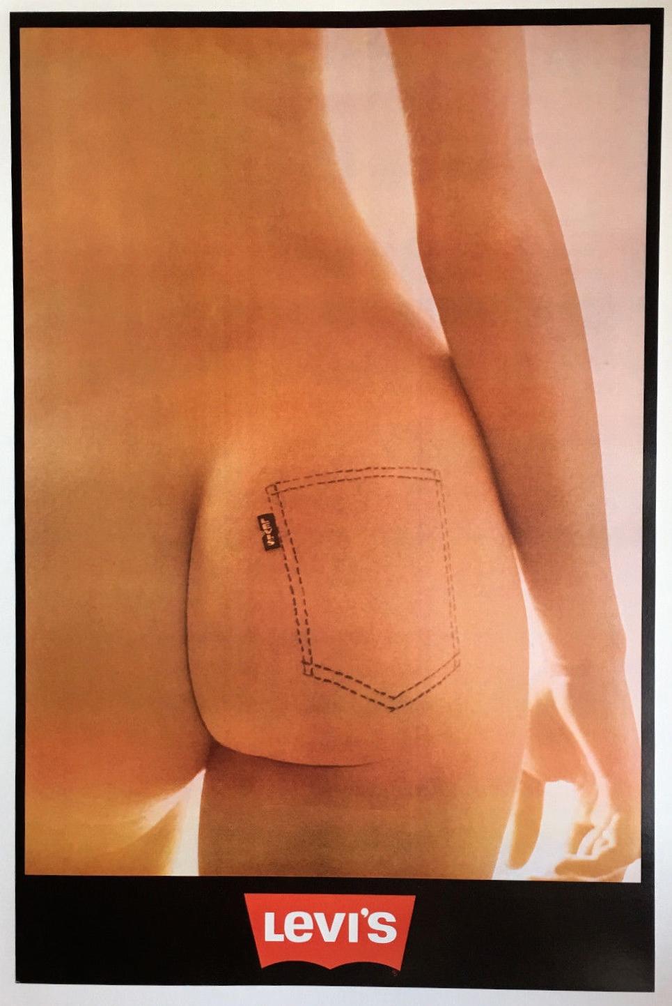 Ida van Bladel  Print - LEVI'S POSTER - 1970's 