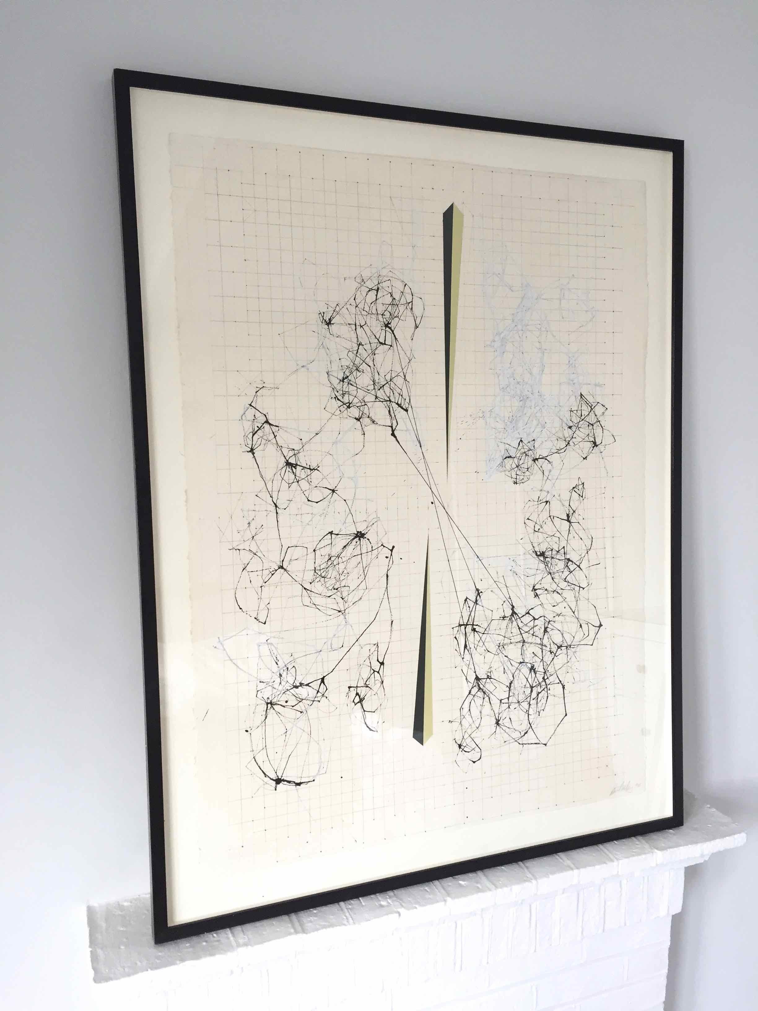 Erode & Splice: Two Drawings of Network Connections by David Watkins For Sale 2