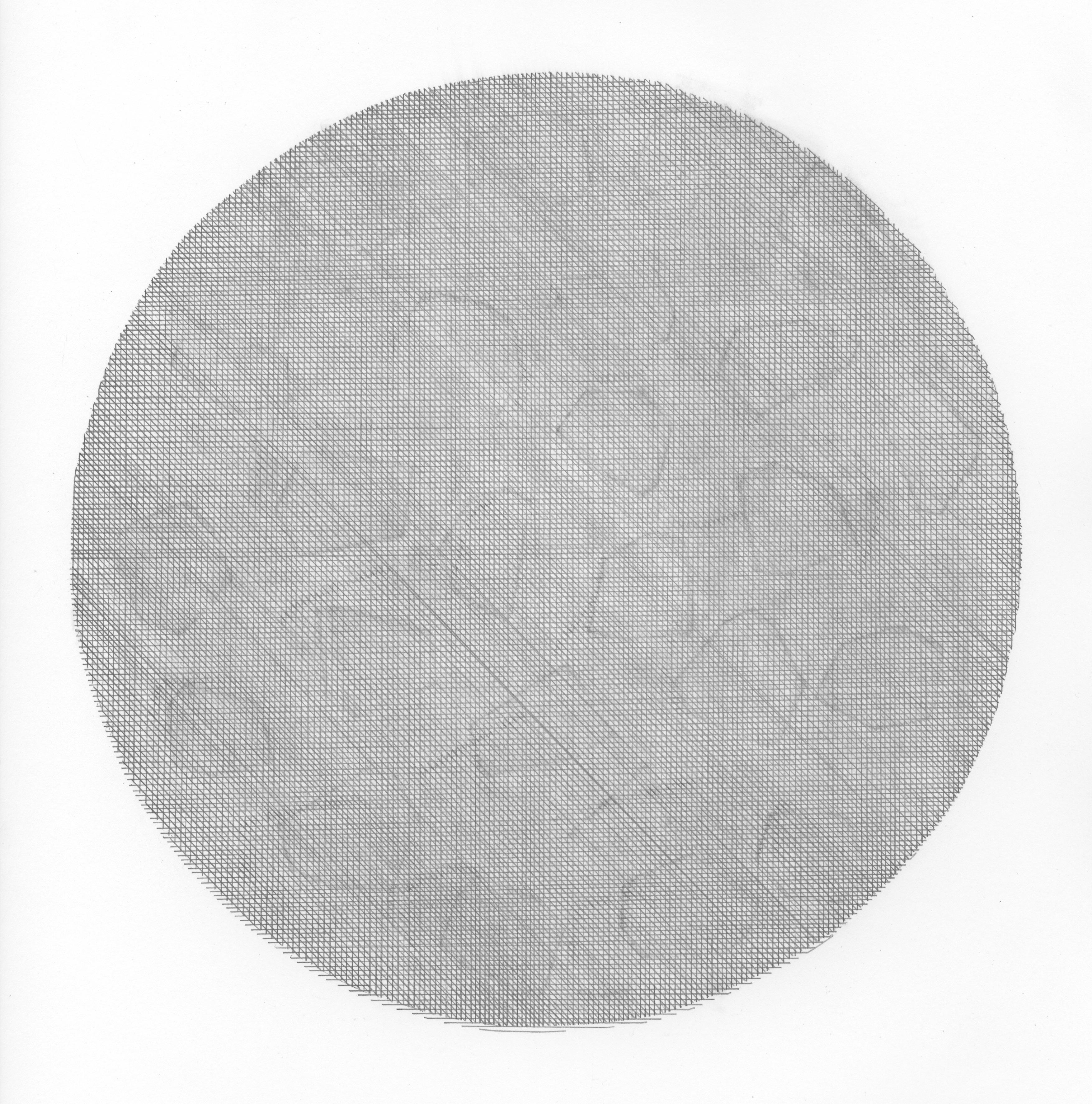 Drawing #122s from a portfolio of 33 Drawings, 2016-18, Graphite on paper (unframed), 13 4/5 × 13 4/5 in; 35 × 35 cm by Alan Franklin

This original drawing on paper is from a portfolio of 33 drawings by the sculptor and artist, Alan Franklin. Alan