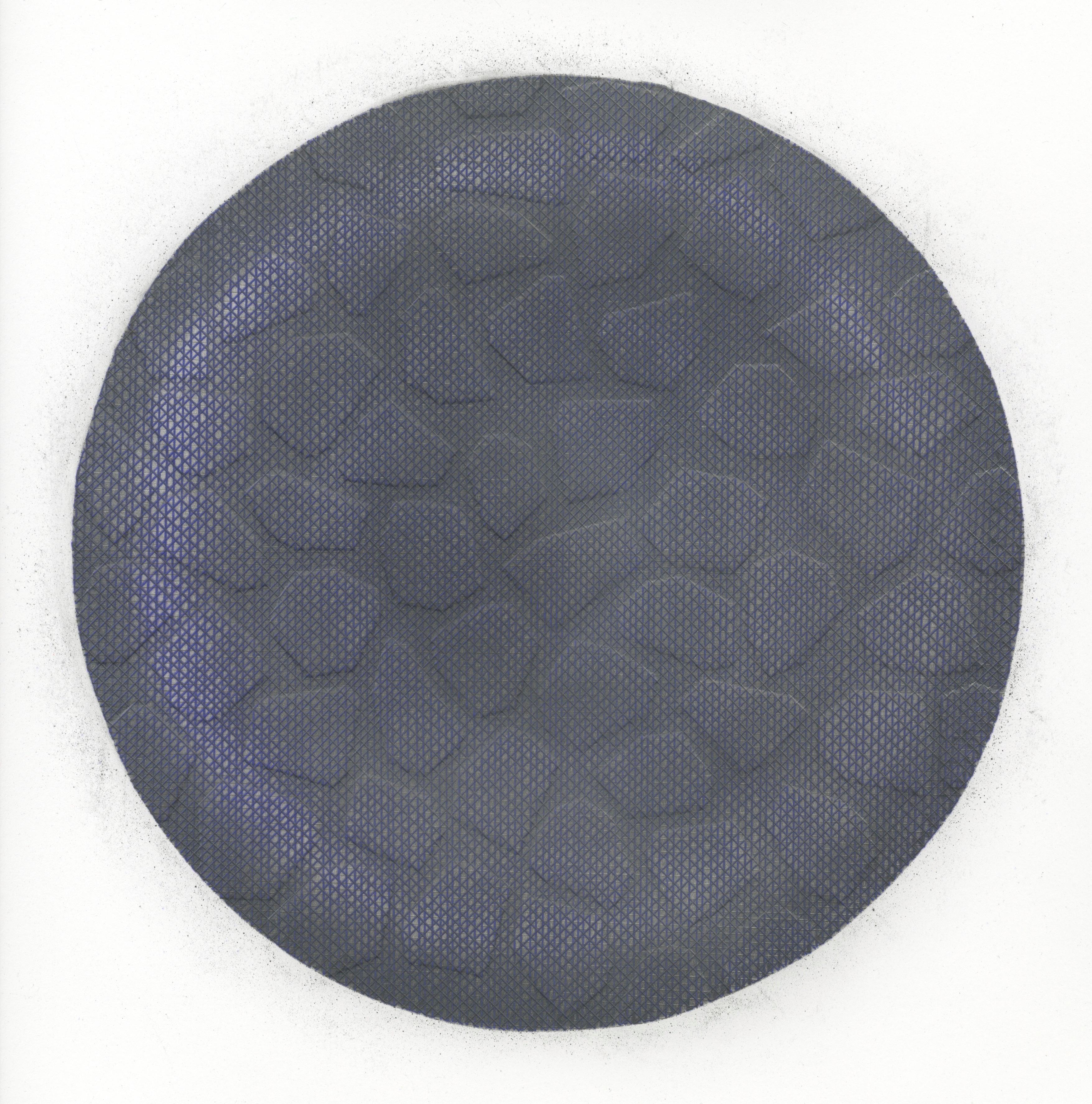 Drawing #132s from a portfolio of 33 Drawings, 2016-18, Graphite and gel pen on paper (unframed), 13 4/5 × 13 4/5 in; 35 × 35 cm by Alan Franklin

This original drawing on paper is from a portfolio of 33 drawings by the sculptor and artist, Alan