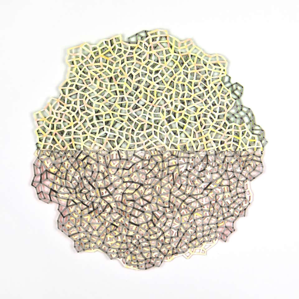 Sara Eichner - Sara Eichner, 16 Layers Blue, 2015, Ink, Rag Paper, Pen ...