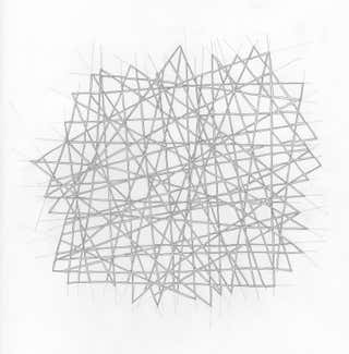 Sara Eichner - Sara Eichner, 16 Layers Blue, 2015, Ink, Rag Paper, Pen ...