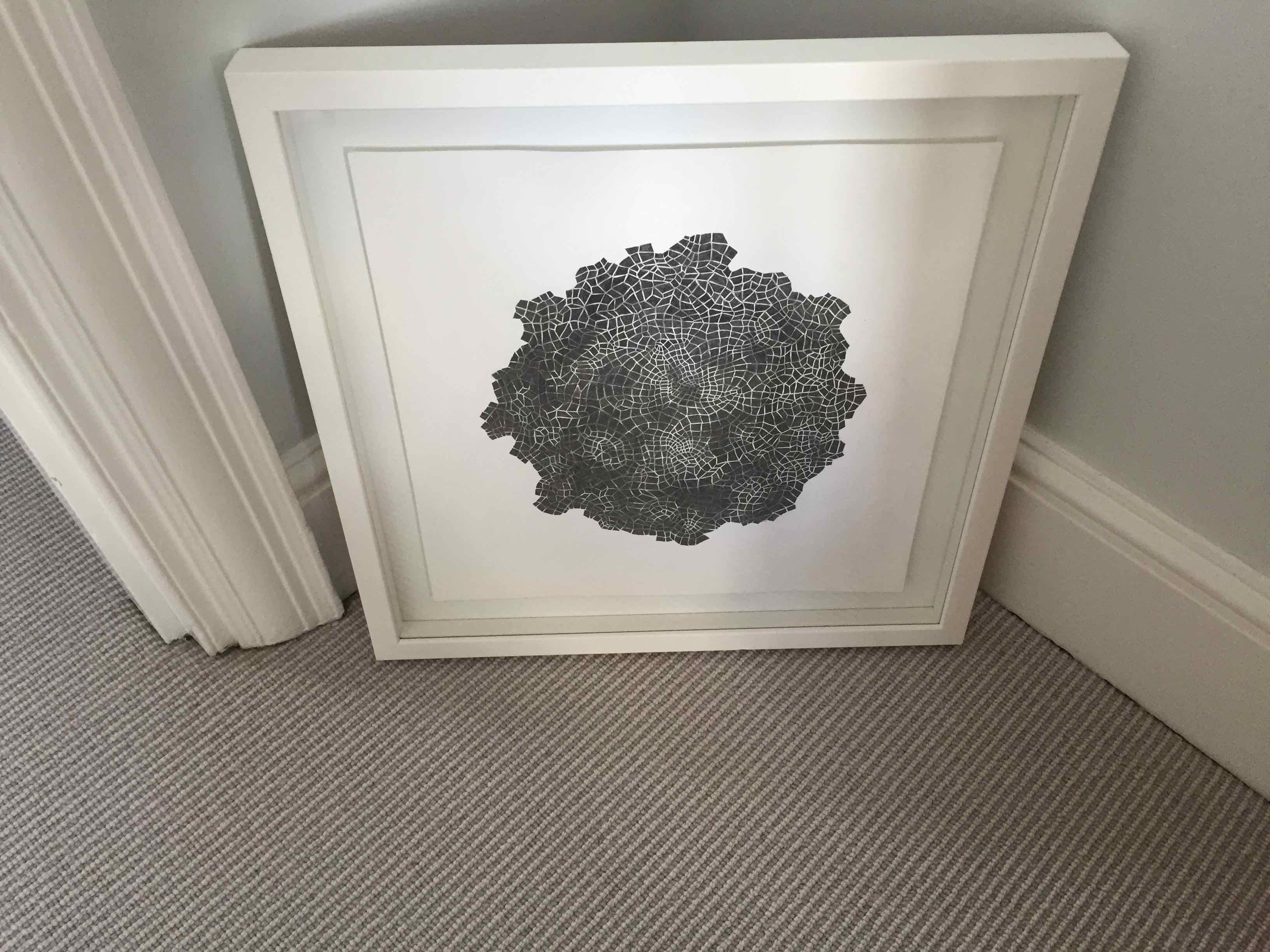 Framed Drawing #172s: by Alan Franklin, British artist and sculptor 1