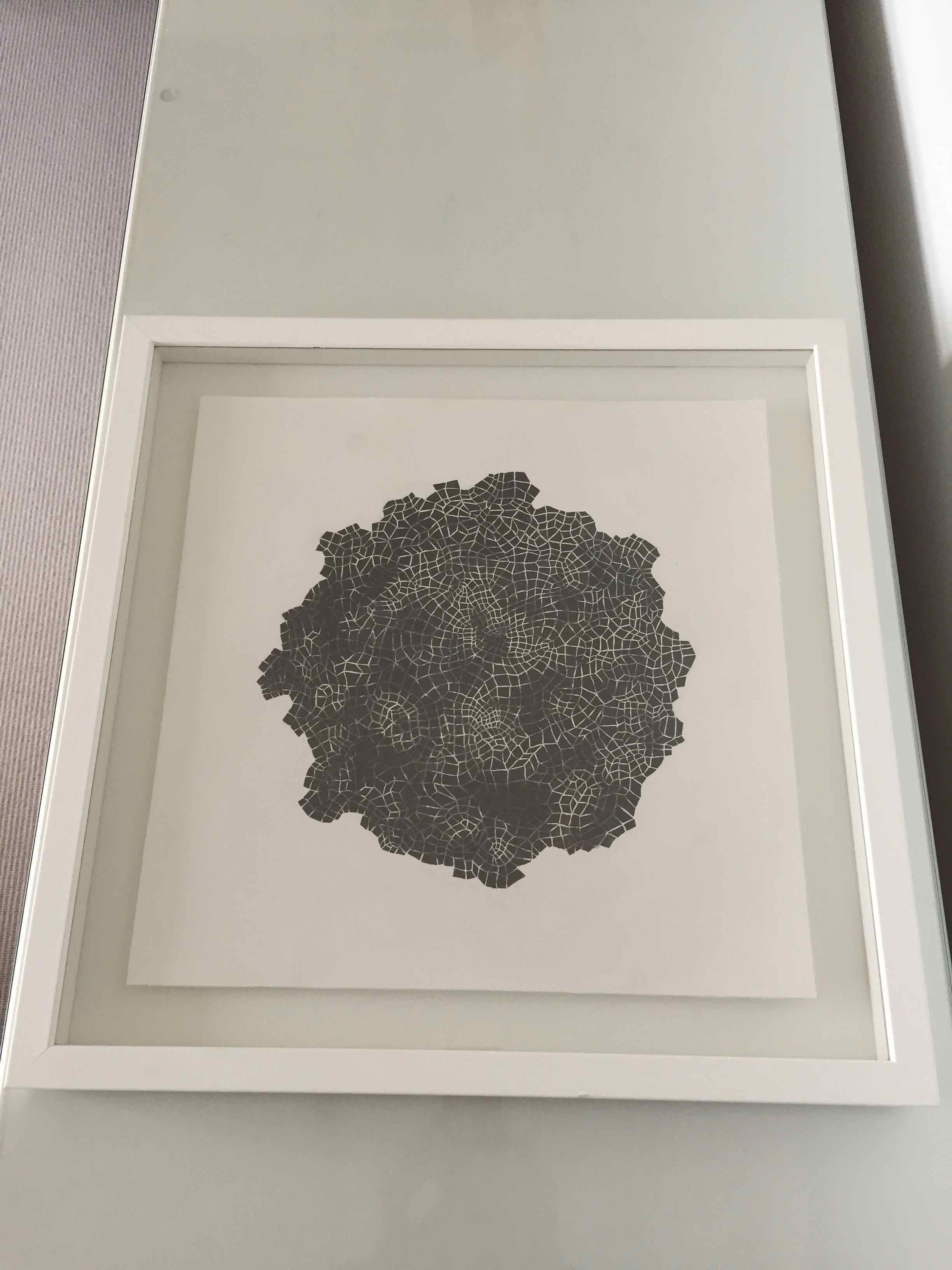 Framed Drawing #172s: by Alan Franklin, British artist and sculptor 3