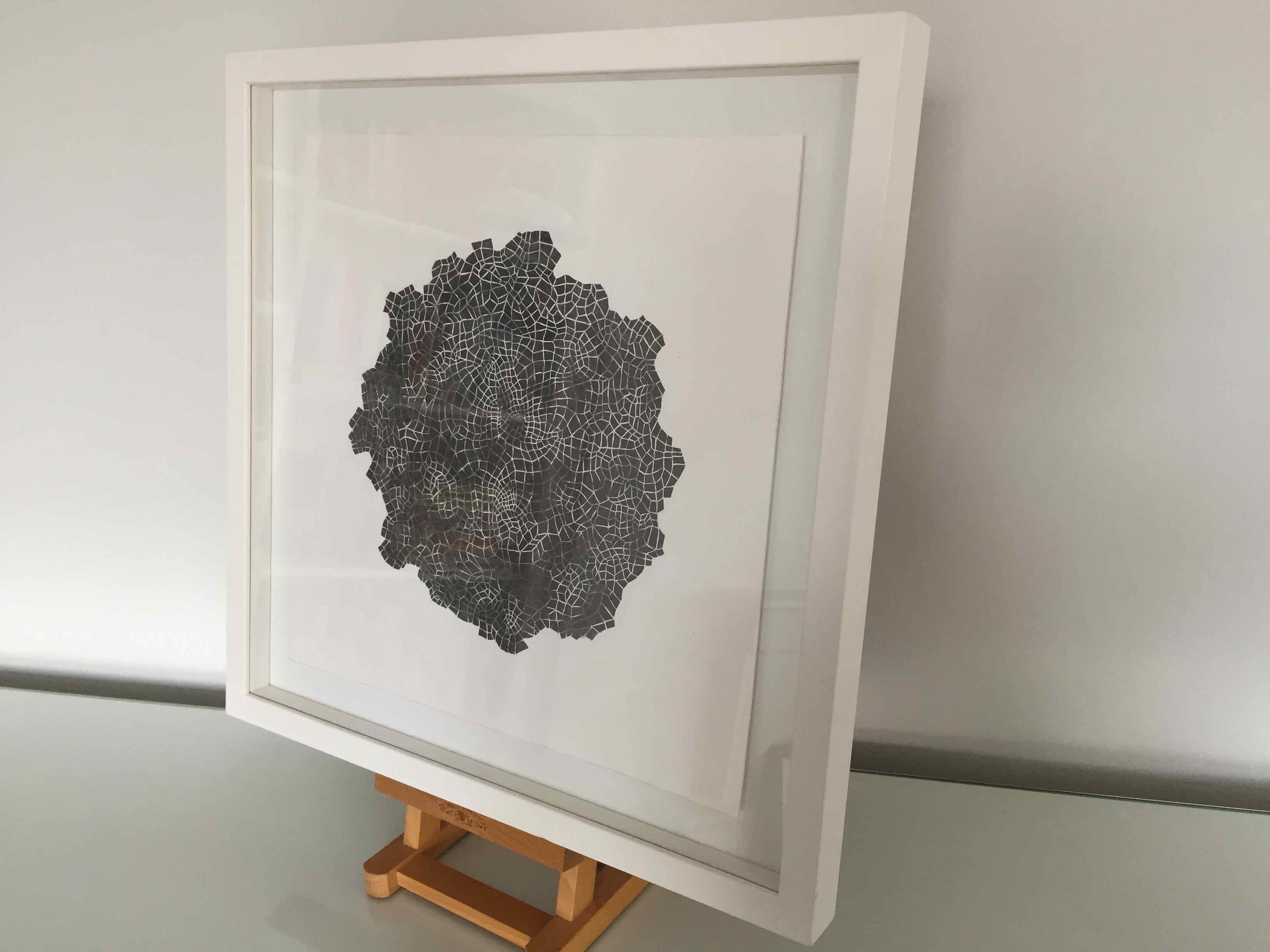 Framed Drawing #172s: by Alan Franklin, British artist and sculptor 6