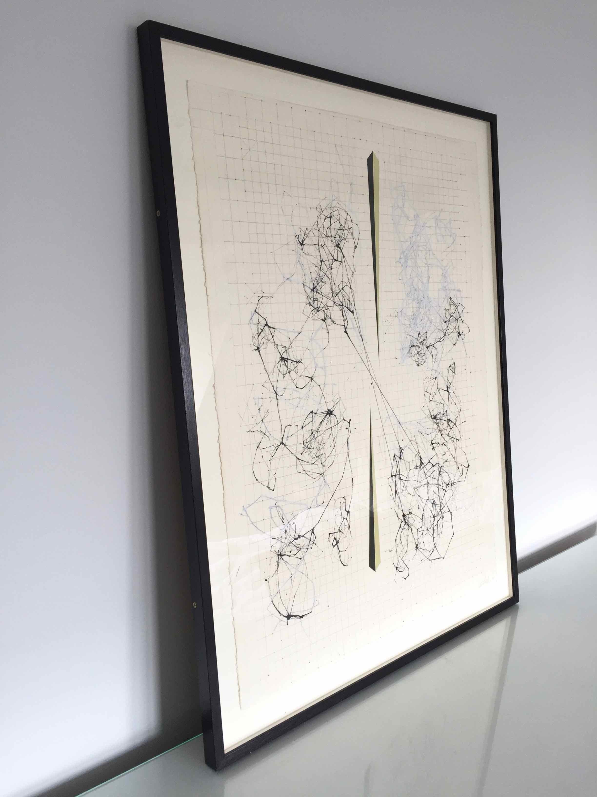 Splice: Drawing of Network Connections by David Watkins For Sale 2