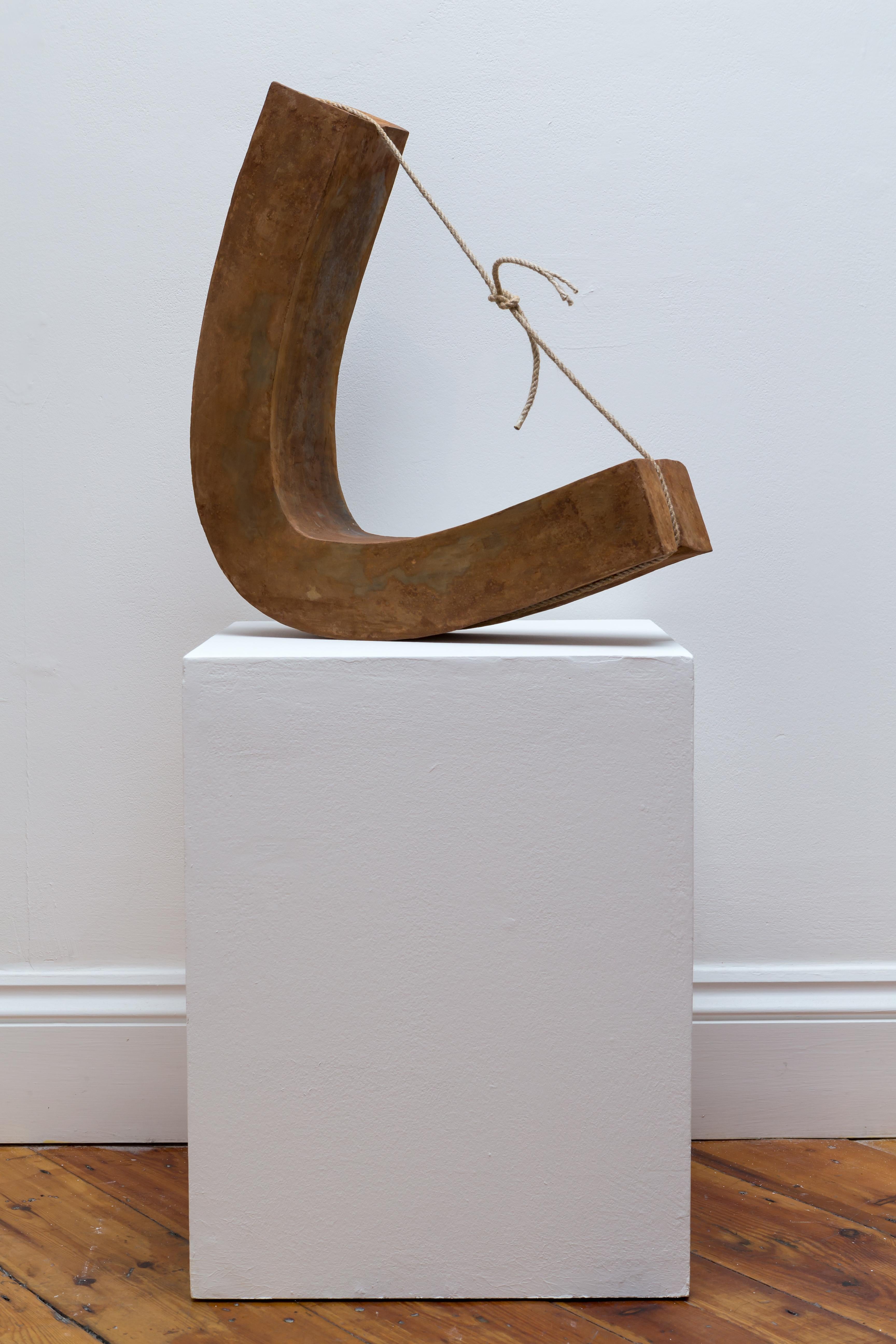 Sculpture en résine pliée et revêtement en poudre de Kostas Synodis 1