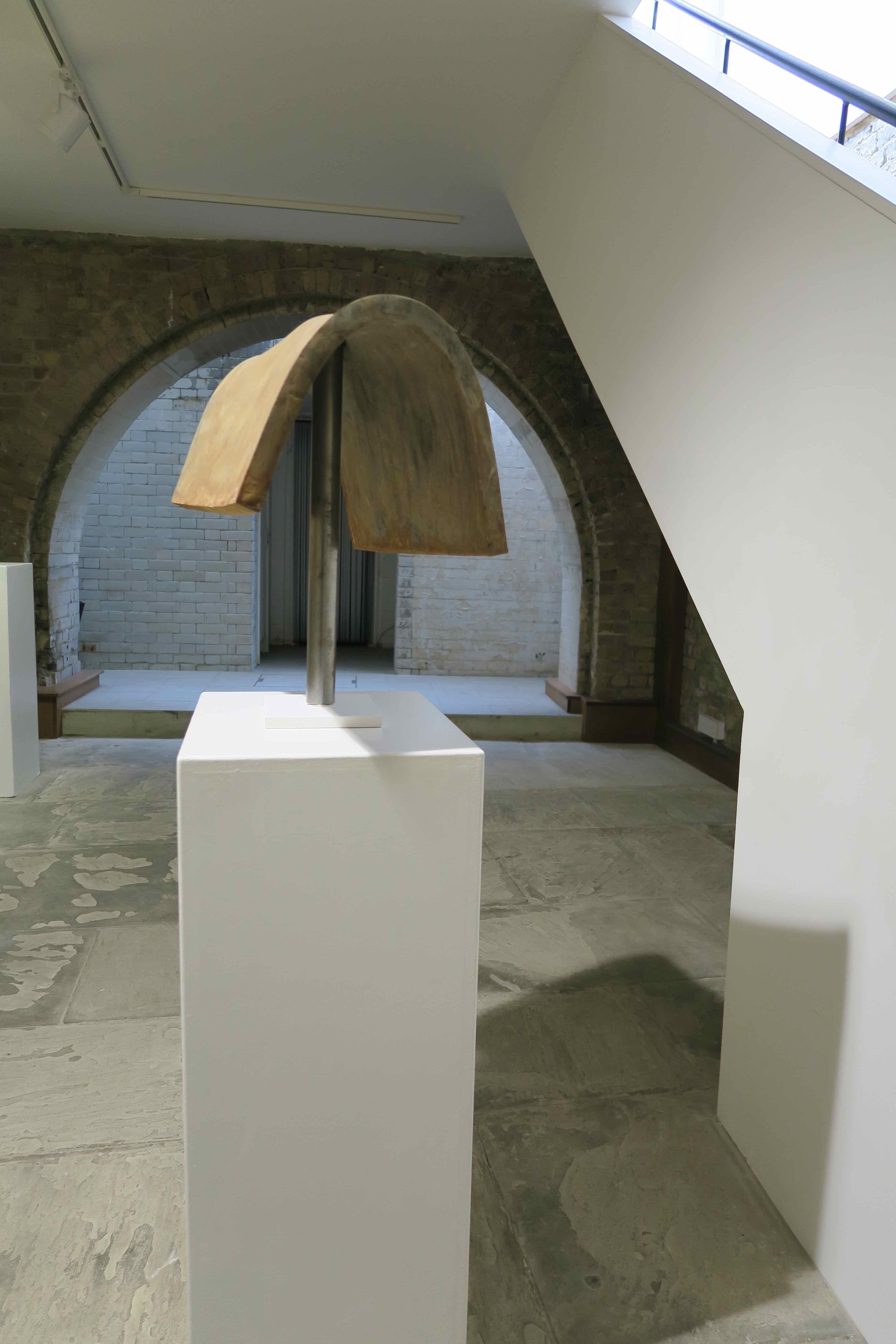 Through subtle alterations of surroundings, Kostas’s man made objects are made to seem dysfunctional, and at times disconcerting. These materialised flights of imagination are complex fabrications that have the contrasting appearance of being