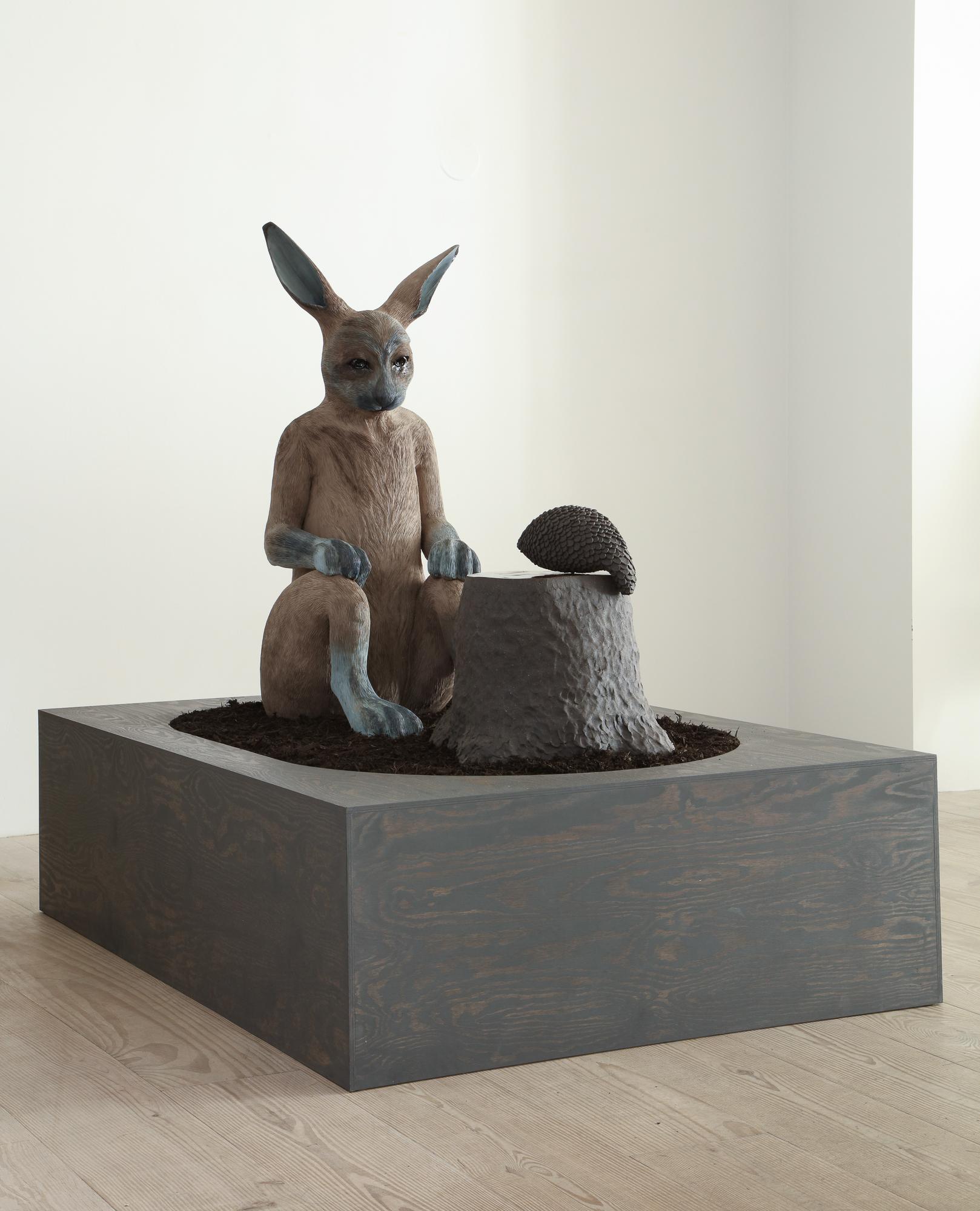 Margit Brundin Figurative Sculpture - Watching You