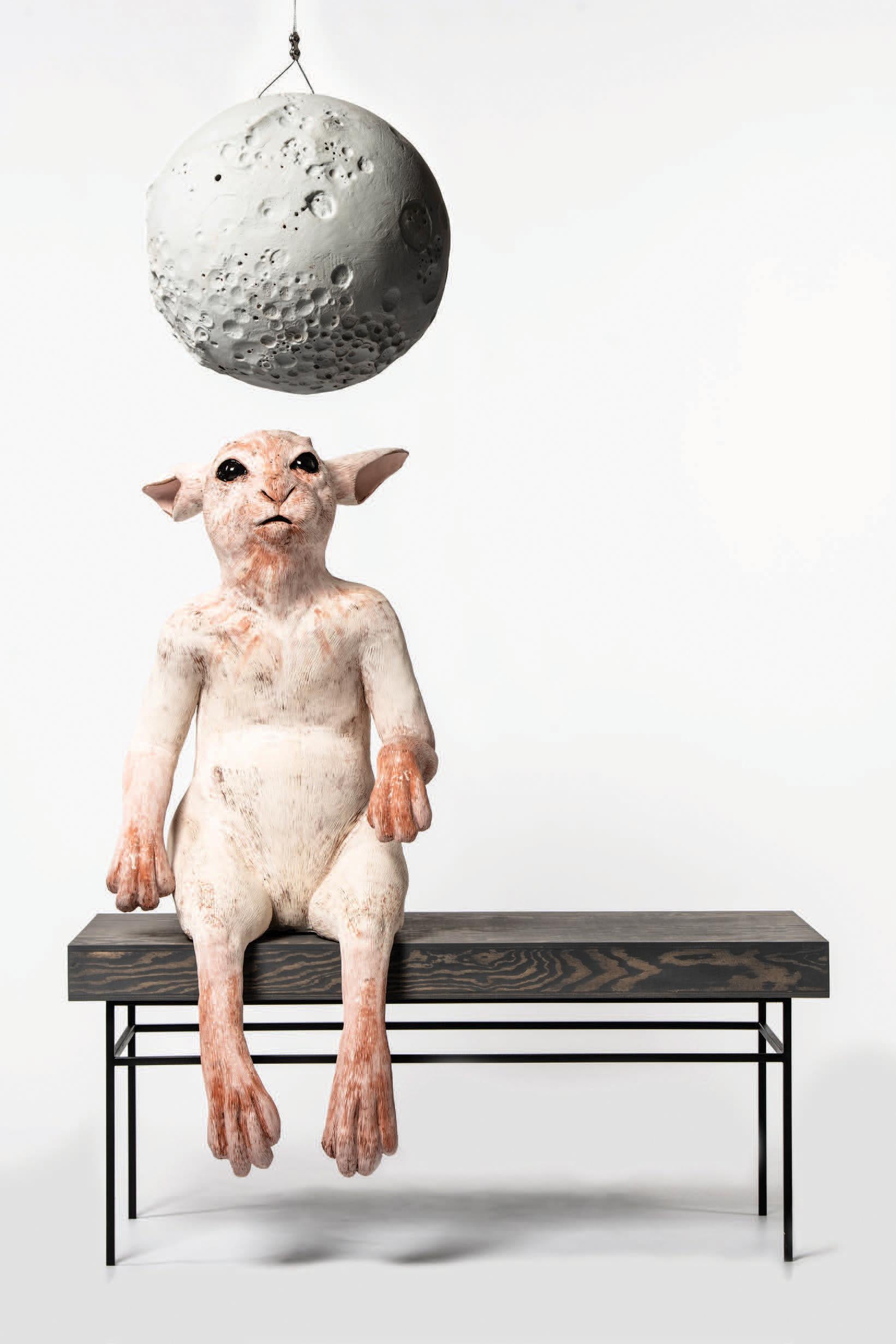 Margit Brundin Figurative Sculpture - Stargazer