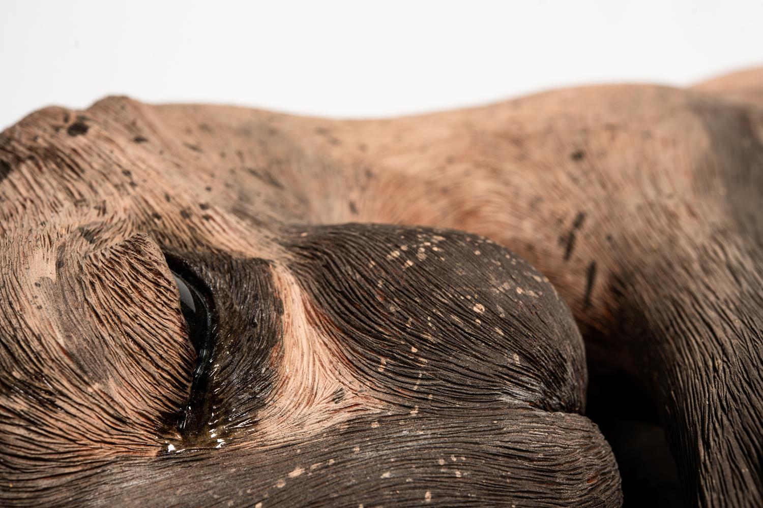 Margit Brundin, Swedish, (b. 1981, Ängelholm, Sweden)

A collection of works by Swedish ceramic artist Margit Brundin, of human-scale hares created for this exhibition, 