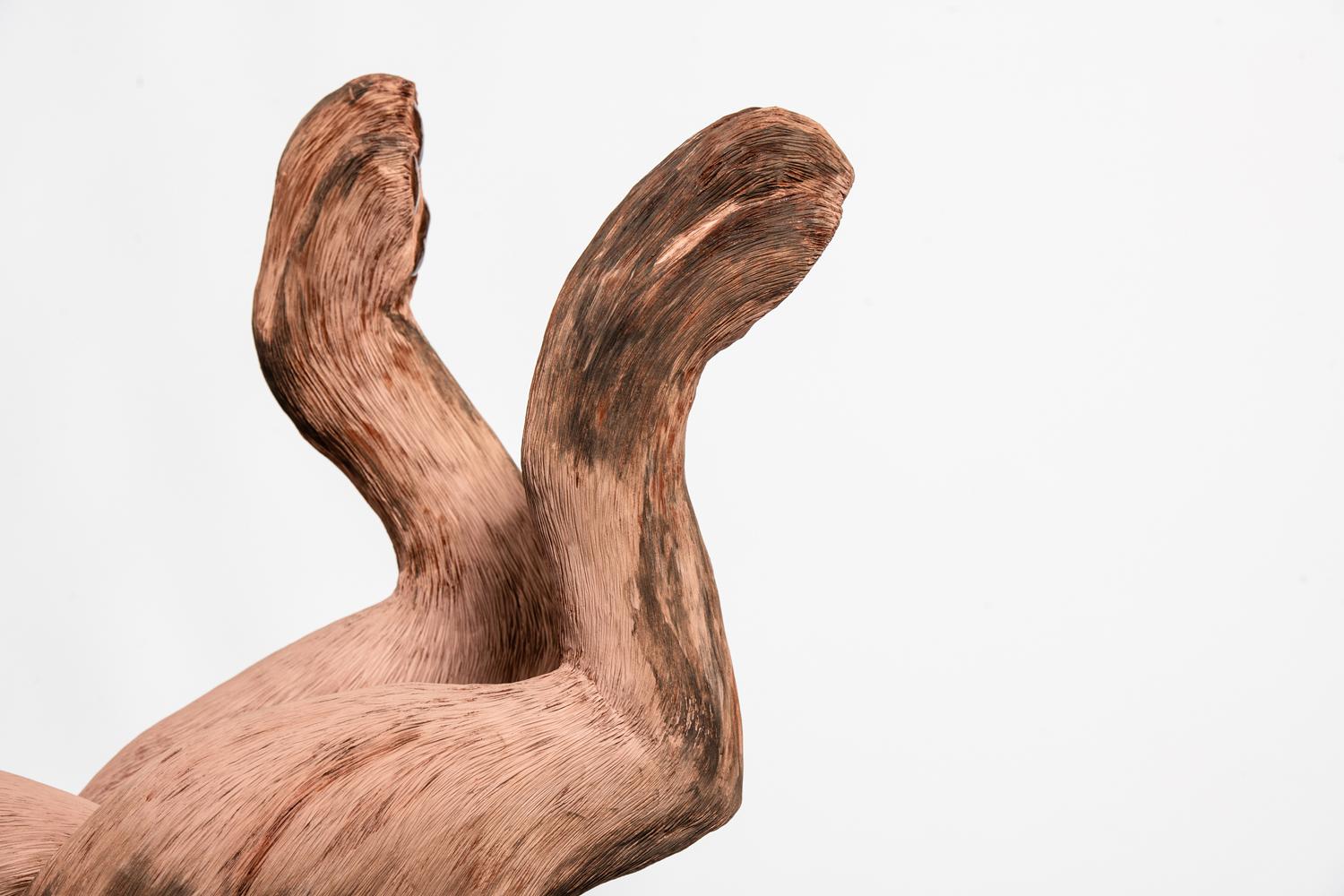 Margit Brundin, Swedish, (b. 1981, Ängelholm, Sweden)

A collection of works by Swedish ceramic artist Margit Brundin, of human-scale hares created for this exhibition, 