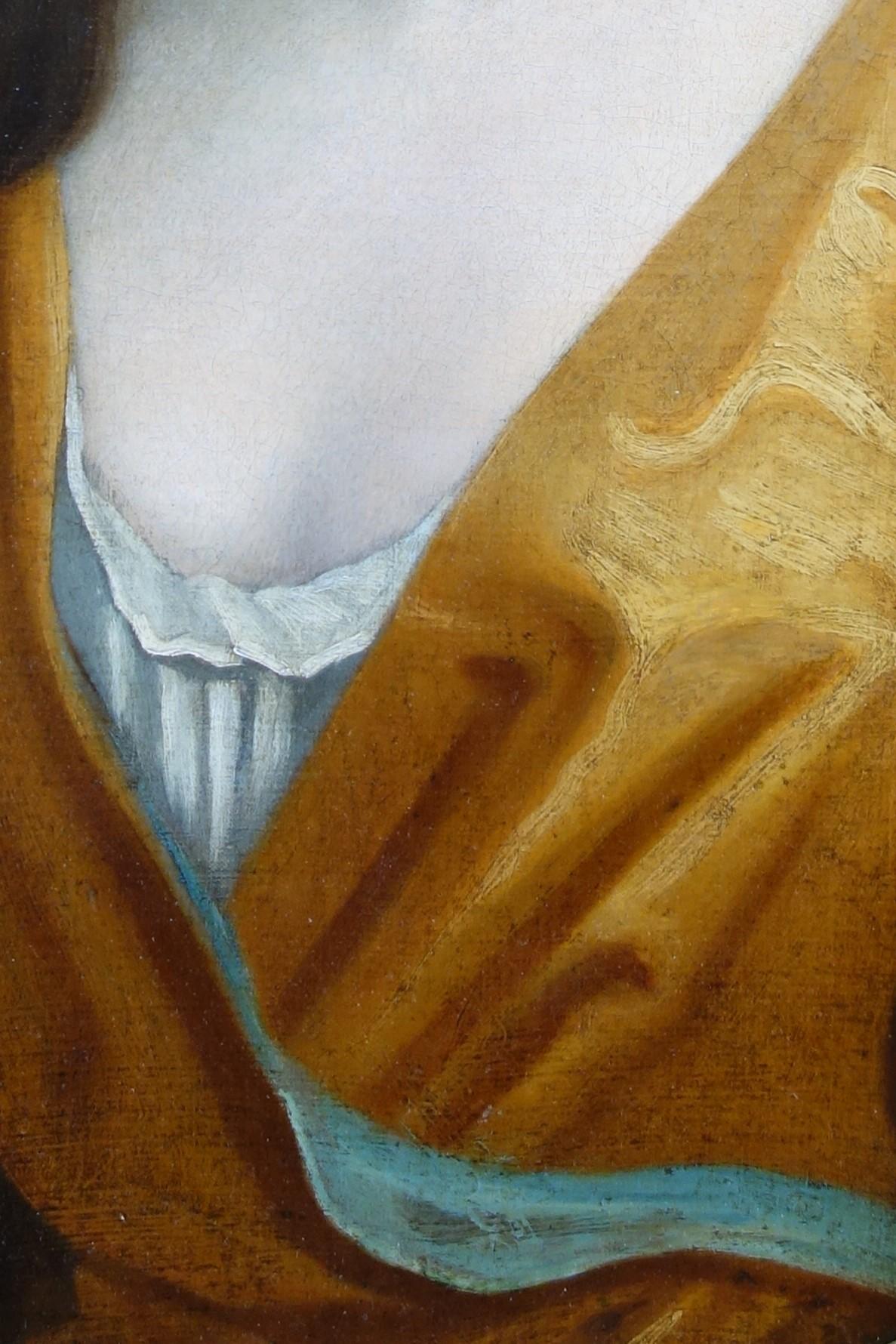 English 18th Century School, Portrait of a Lady - Old Masters Painting by Unknown