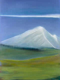Kathryn Altus, "Front Range", 2017, water soluble oil on canvas, 48" x 36"