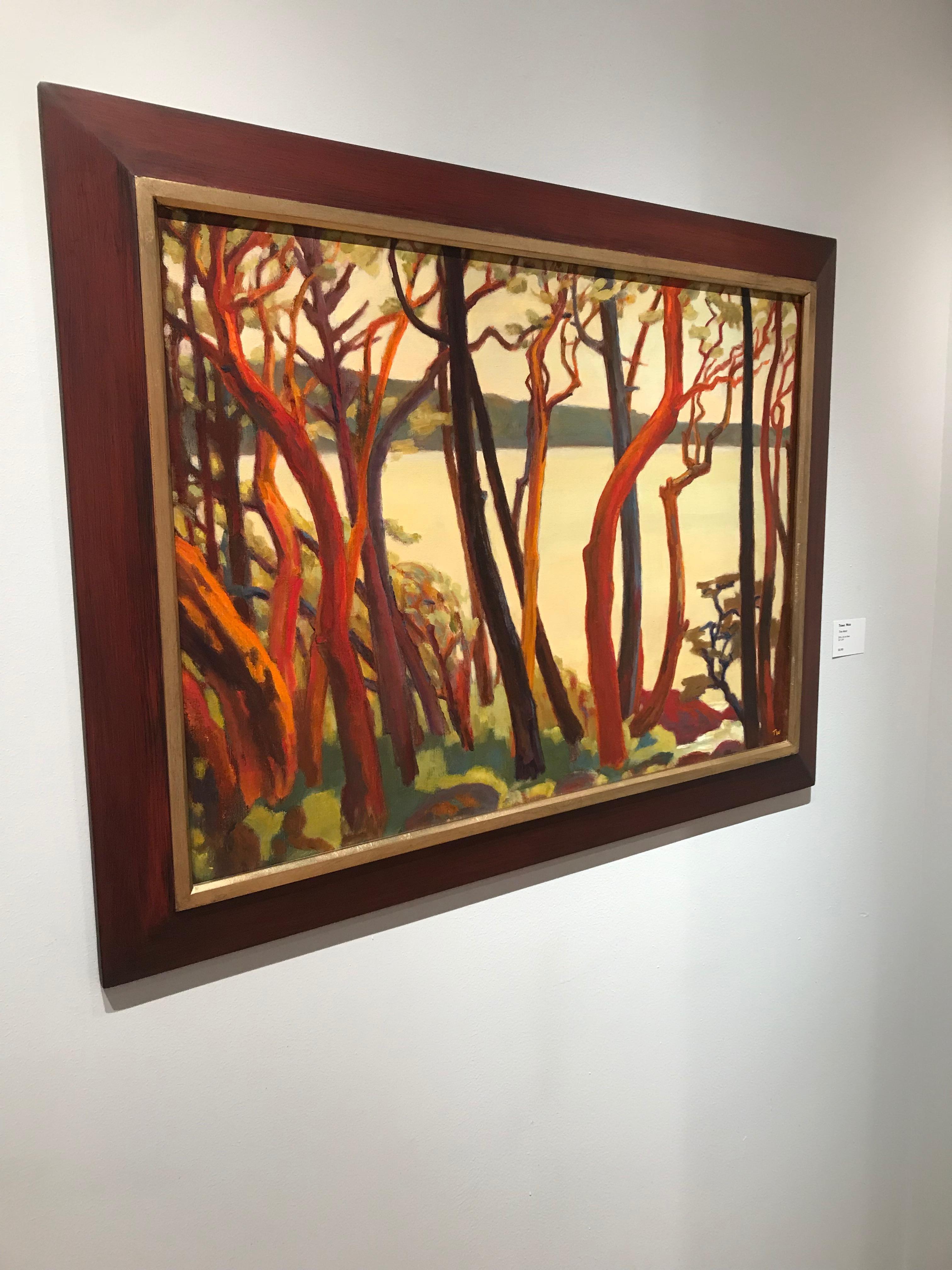 Thomas Wood is an established Pacific Northwest painter and award-winning printmaker who has exhibited nationally and internationally. Wood’s paintings often center on the sublime aspects of the wilderness, which he renders with a moody, lush, and