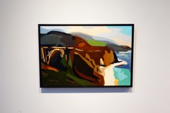 Big Sur, 2019, oil and cold wax on panel, 20" x 30" $2200