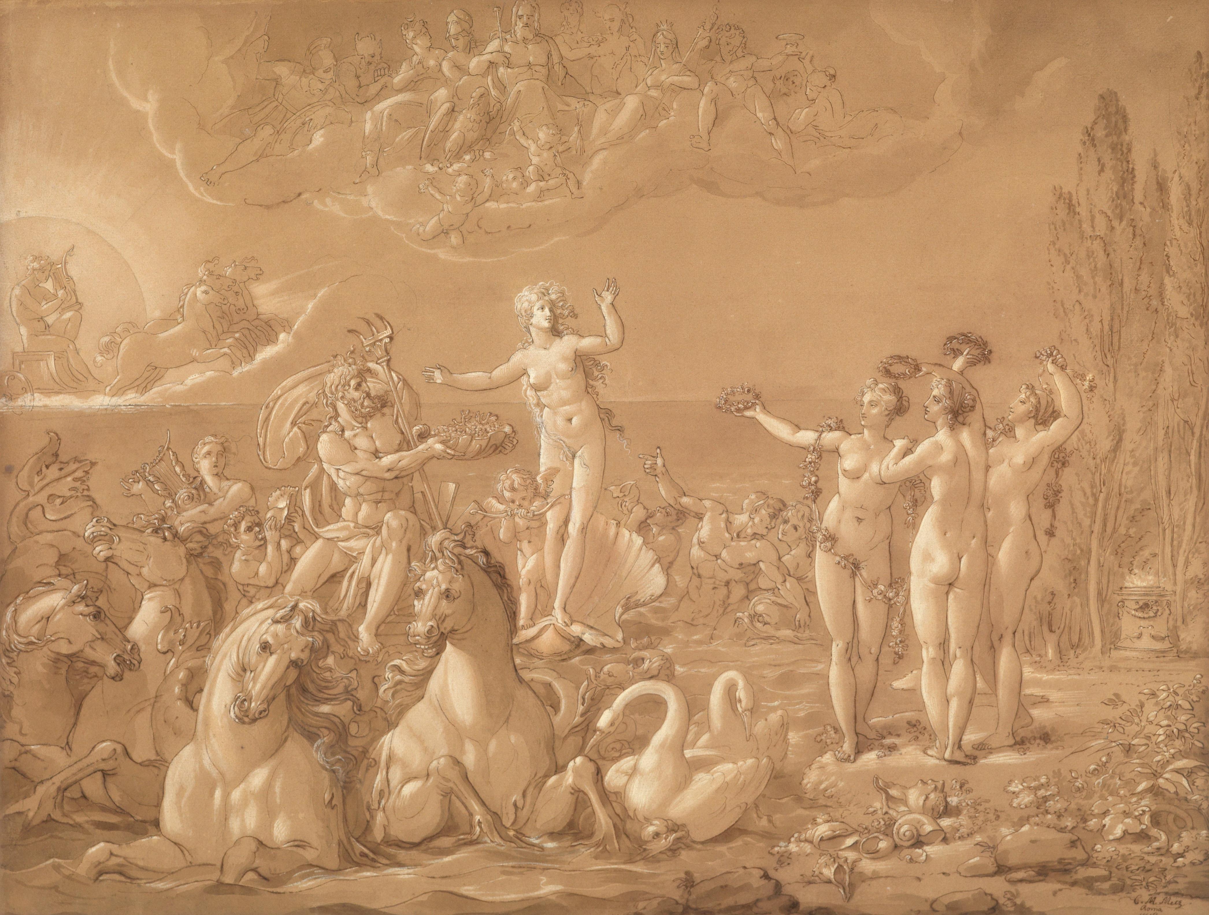 The Triumph of Venus – Art von Conrad Martin Metz