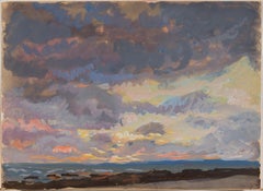 Sunset on the Beach at Pornichet