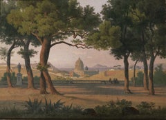 View of Saint Peter from Villa Pamphili, Rome