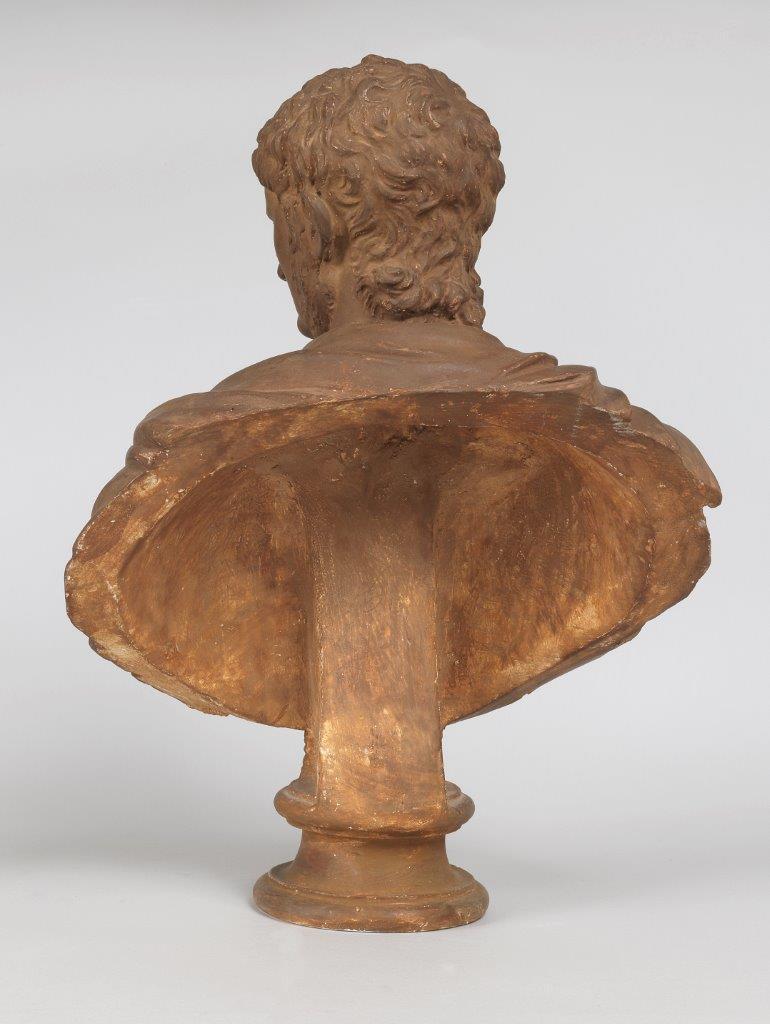 Büste des römischen Kaisers Nero, Teil der Julio-Claudia-Dynastie – Sculpture von Bartolomeo Cavaceppi 