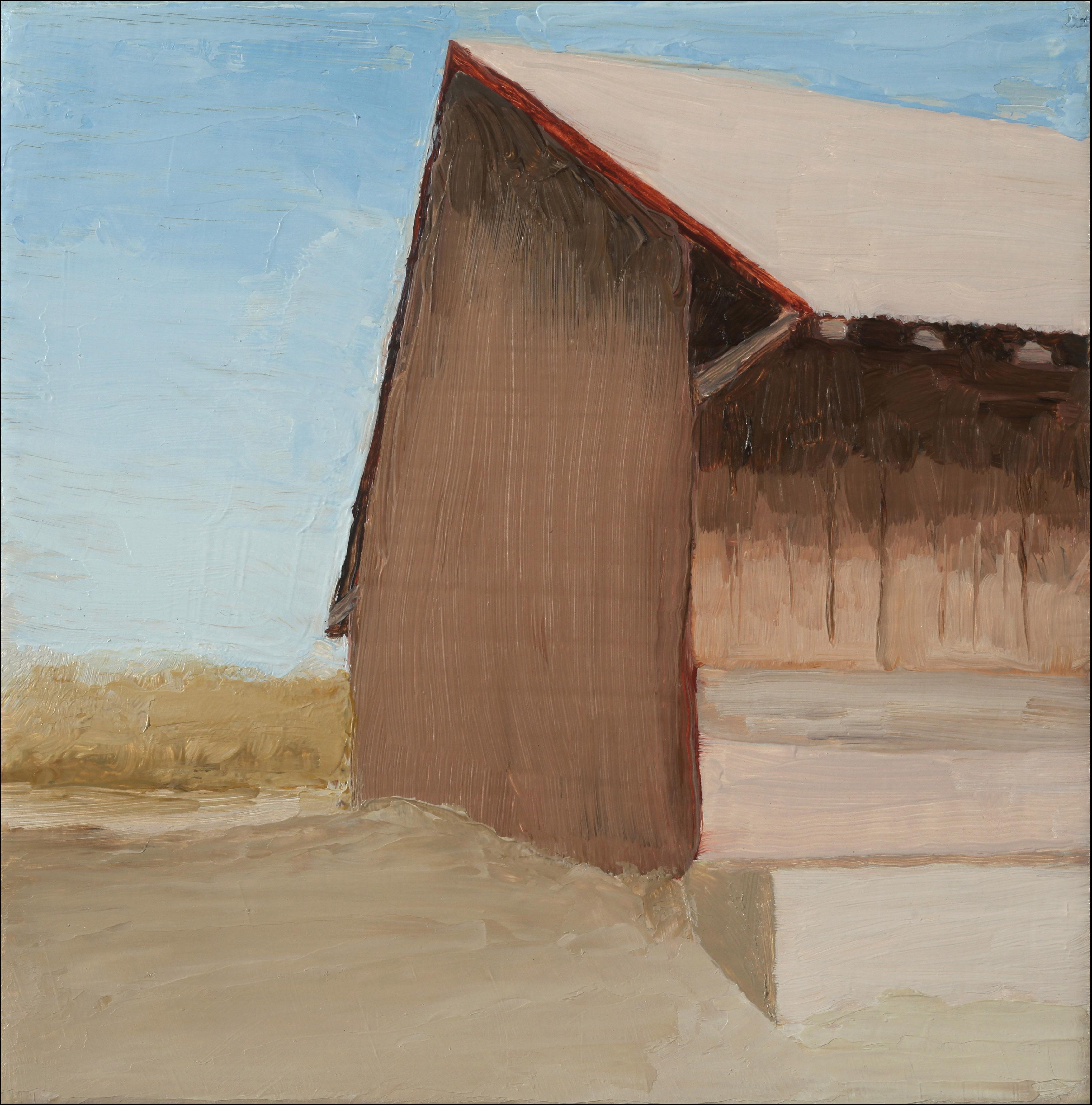 Ann West Landscape Painting - Shed