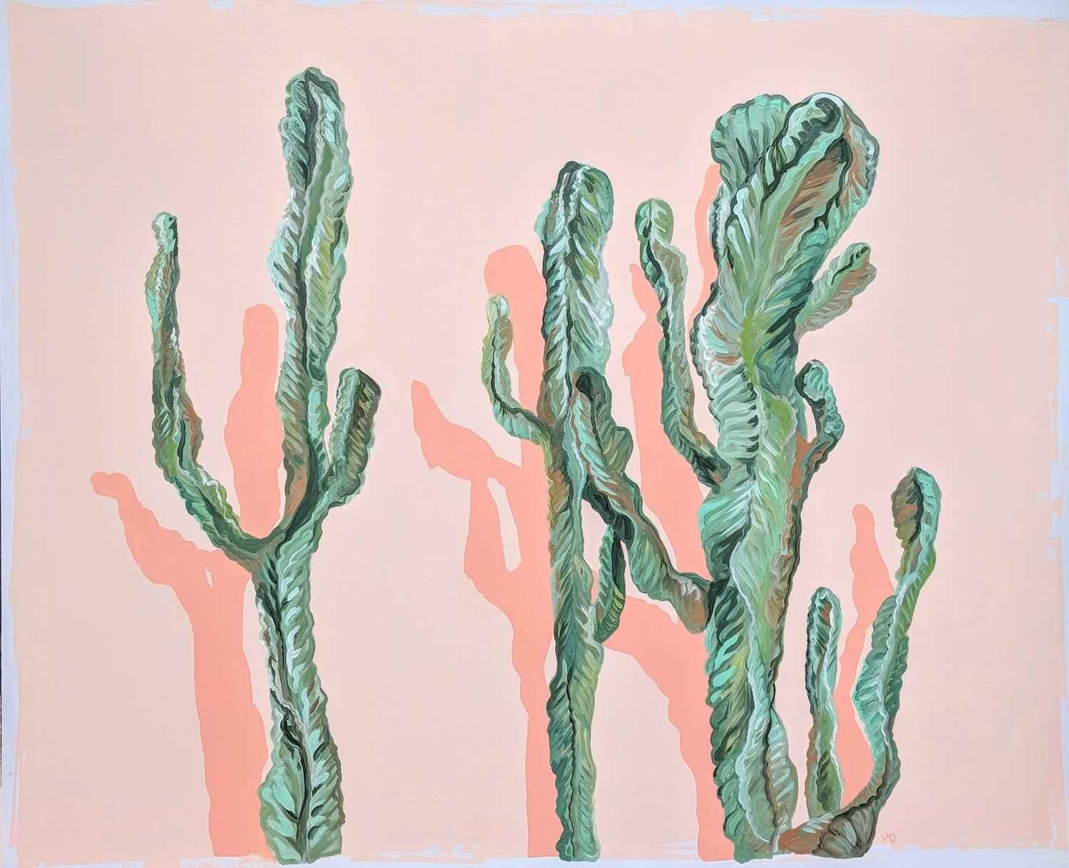 Veronica Diament  Still-Life Painting - Euphorbia Euphoria