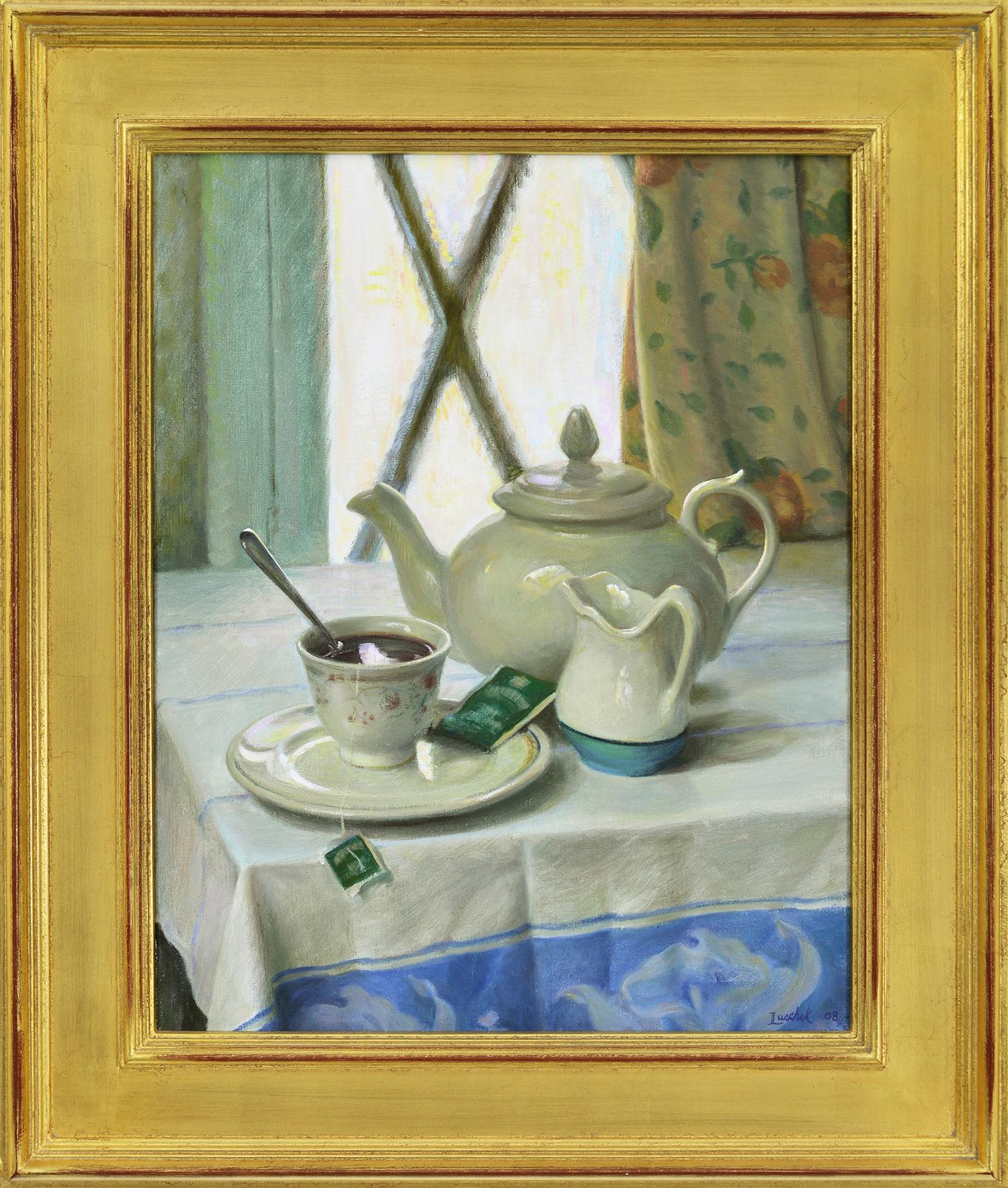 Richard Luschek Still-Life Painting - Tea Time