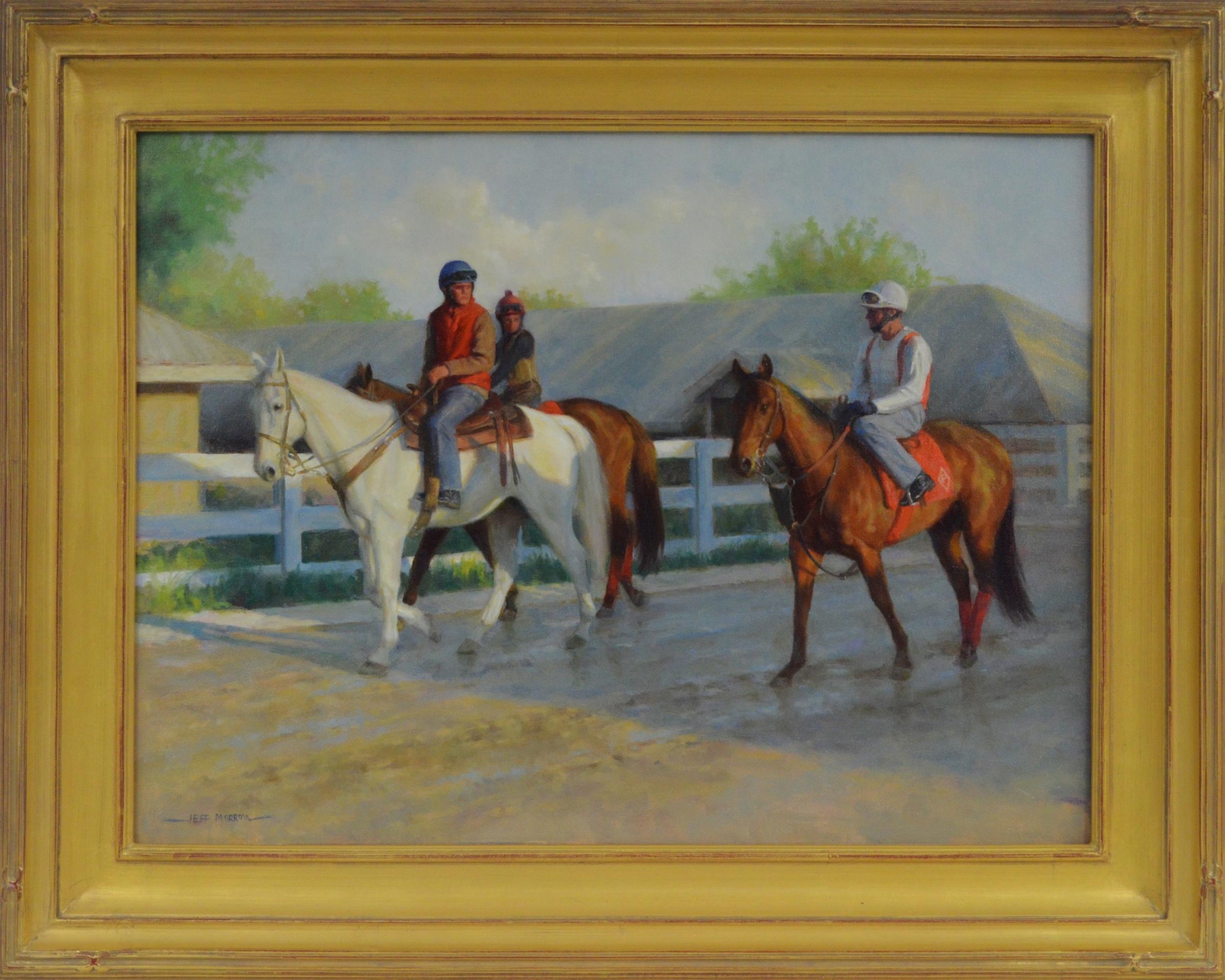 Jeff Morrow Animal Painting - Before the Workout