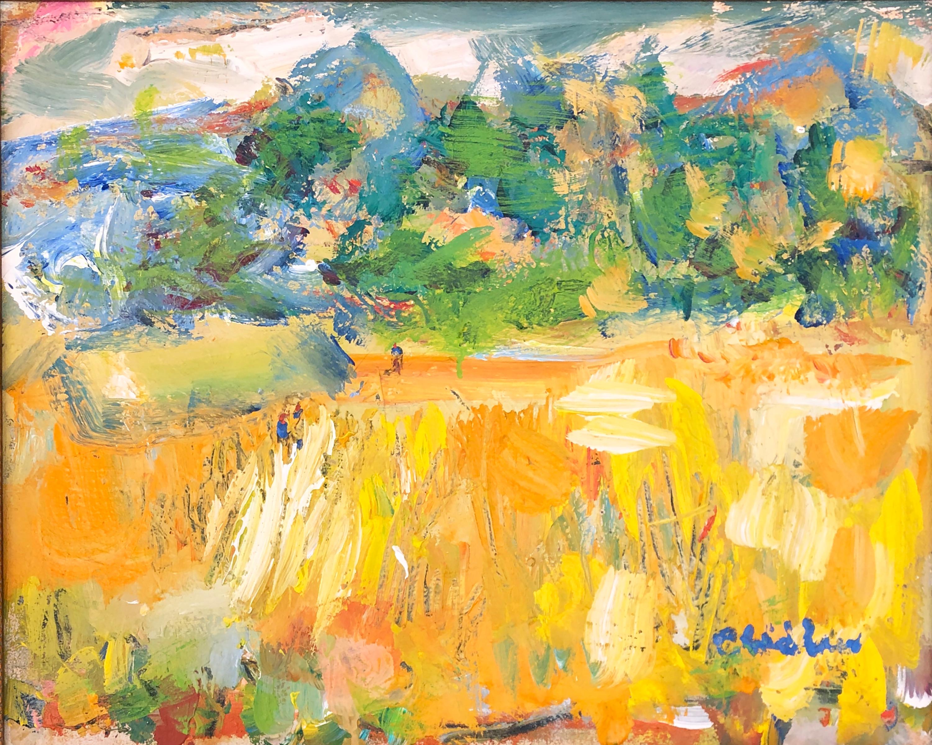 Paul Chidlaw Abstract Painting - Knock Upon Silence