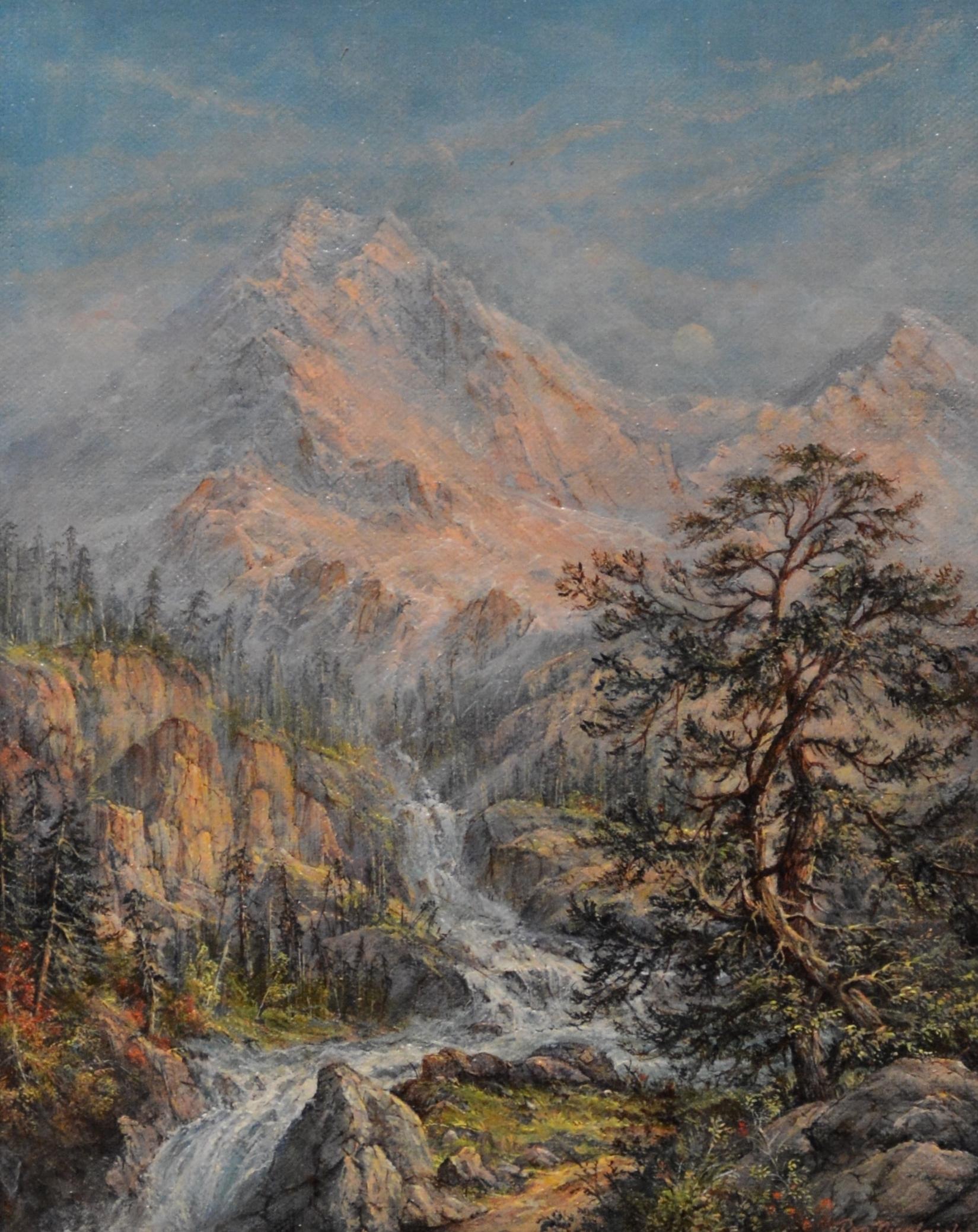 Ron Nicolaides Landscape Painting - Tetons