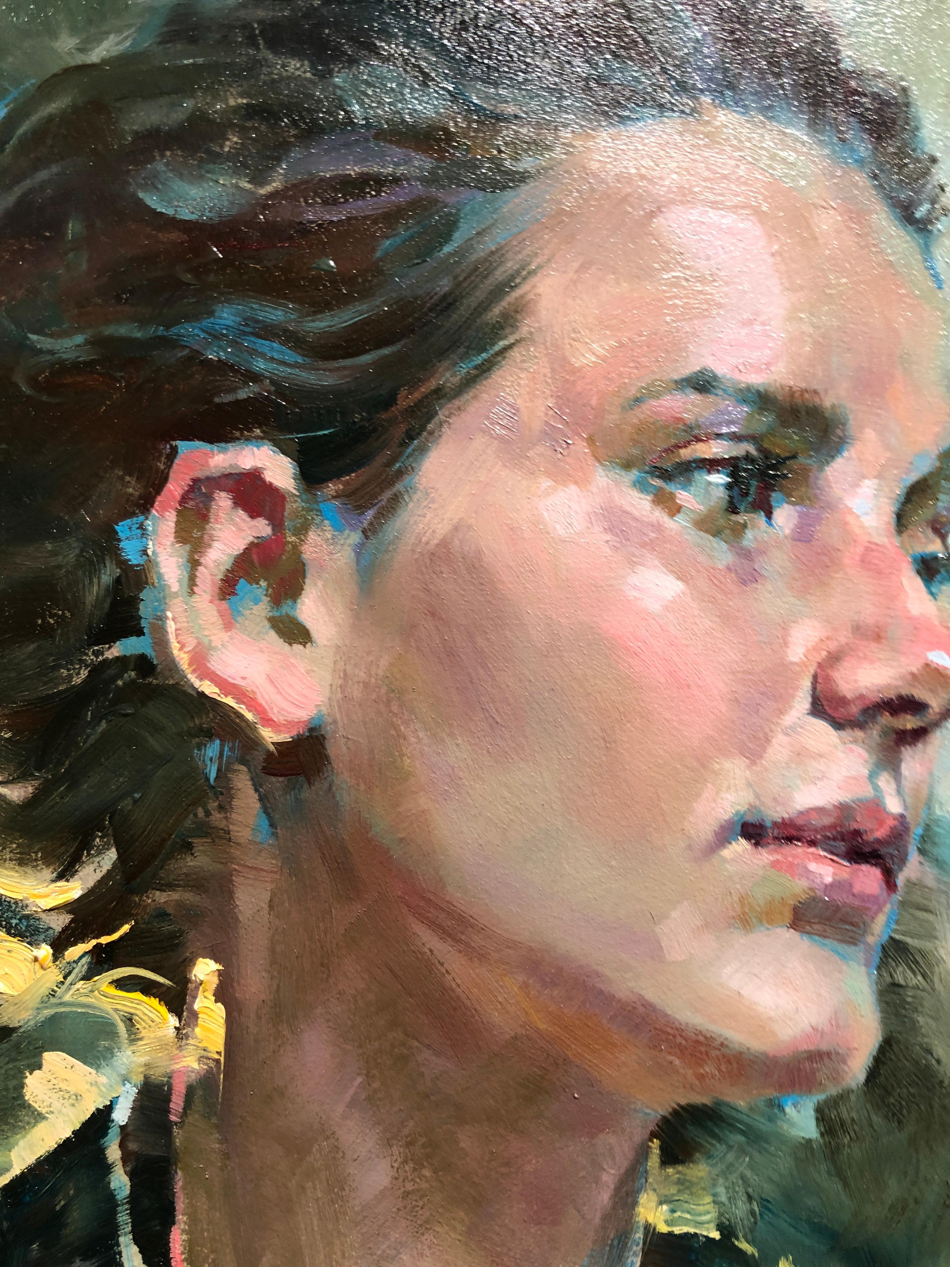 Sarah - Impressionist Painting by John Michael Carter