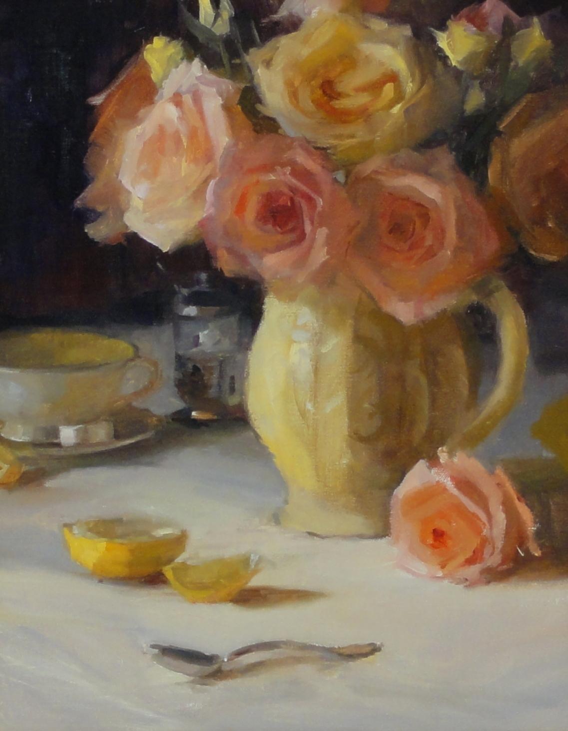 Lemon Yellow - Painting by MaryBeth Karaus 