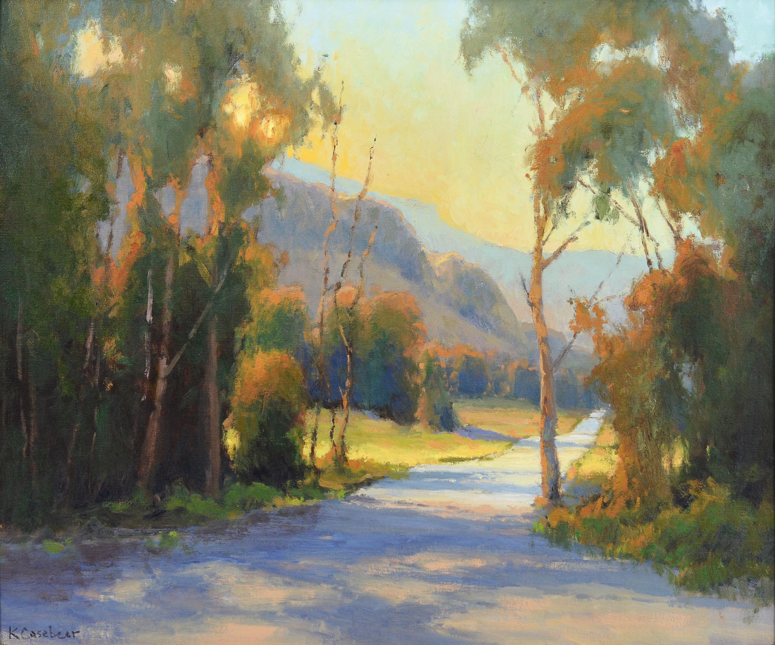 The Golden Hour - Painting by Kim Casebeer