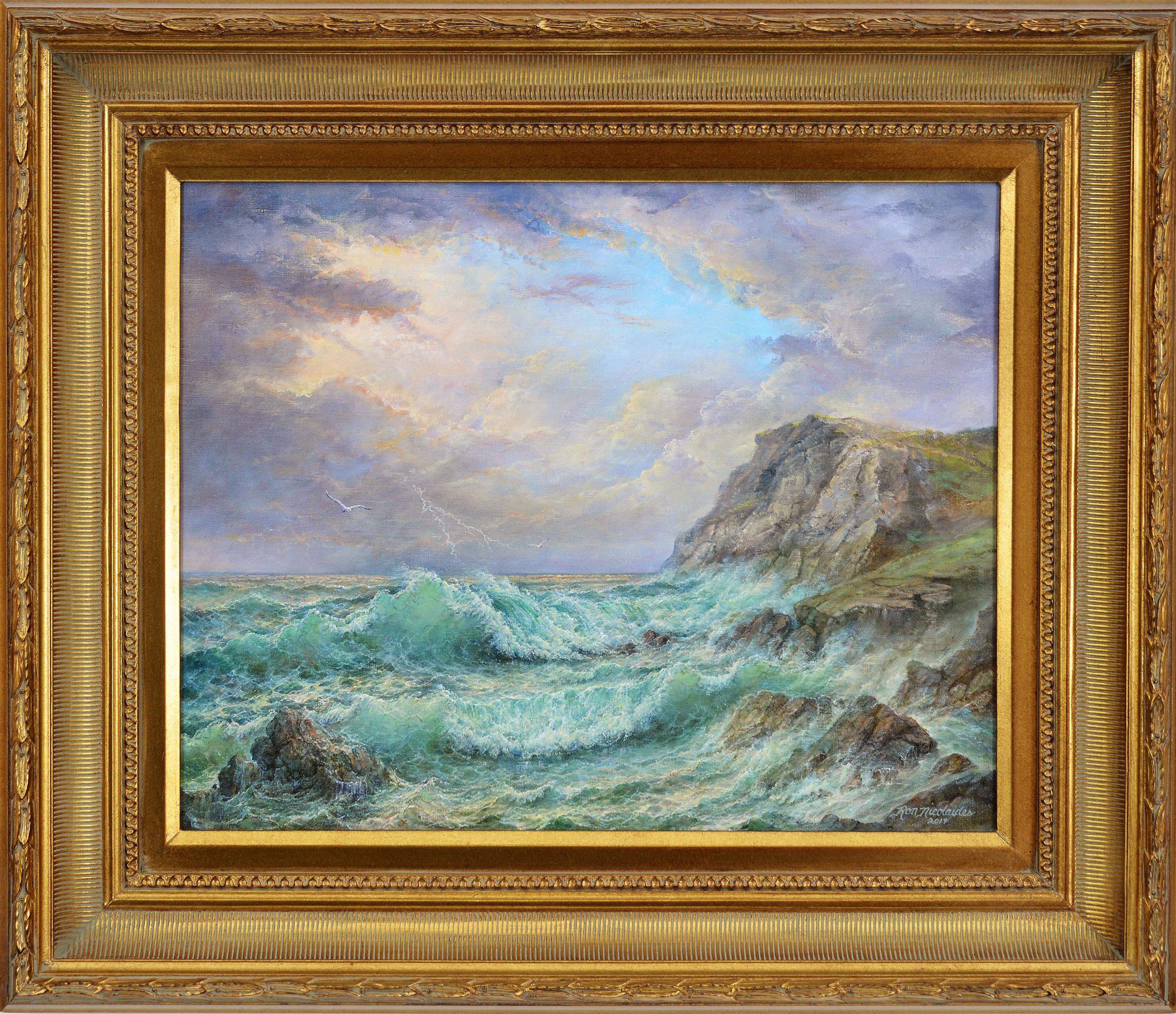 Storm Surge - Painting by Ron Nicolaides